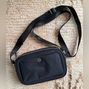 Lululemon Black Camera Crossbody Bag